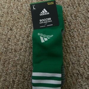 Adidas Green Copa Zone Soccer Socks